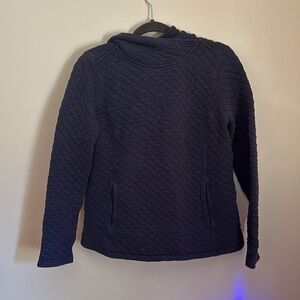 Duluth tradings company quilted pullover hoodie- Navy